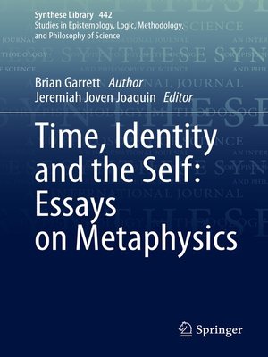 cover image of Time, Identity and the Self